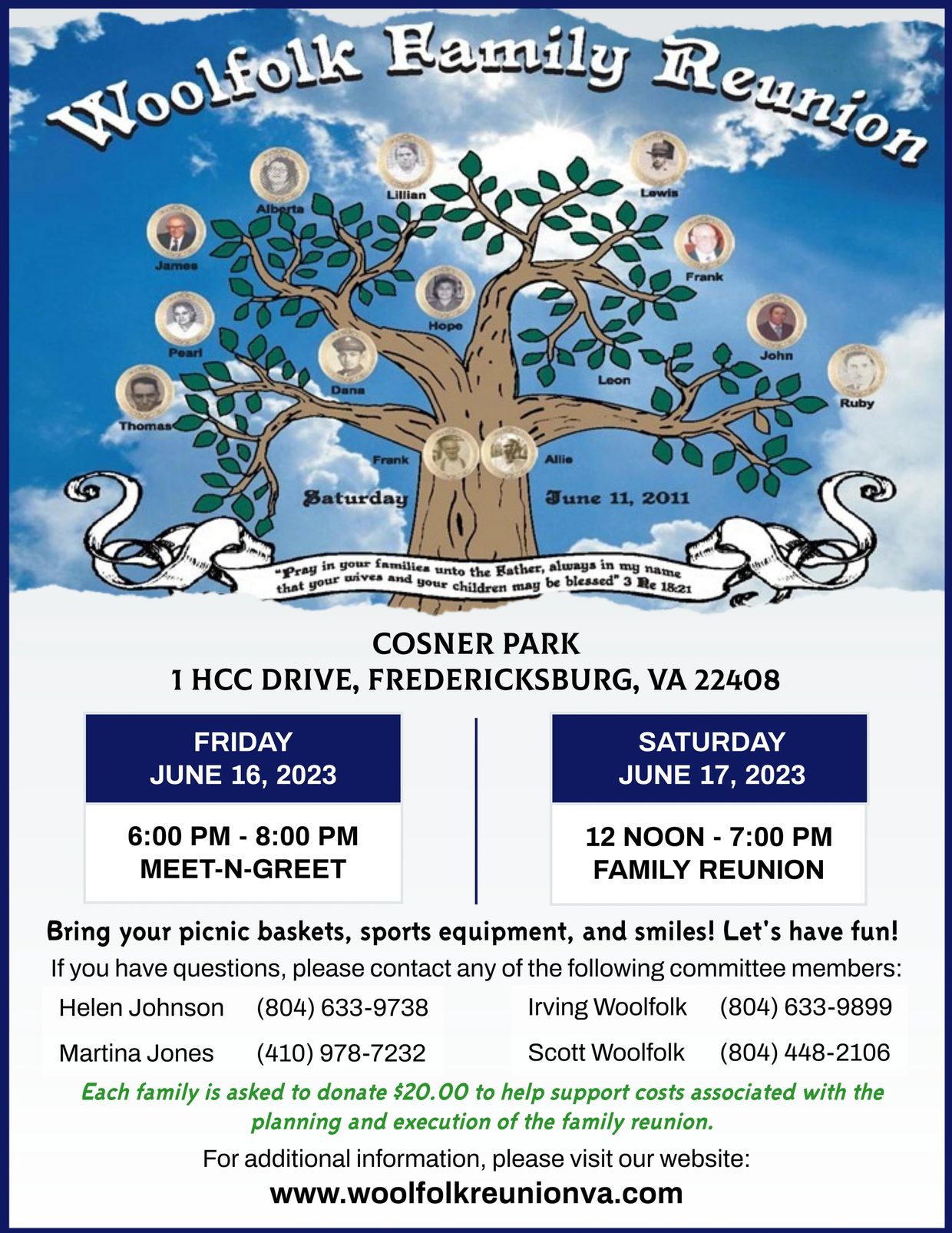 Woolfolk Family Reunion VA